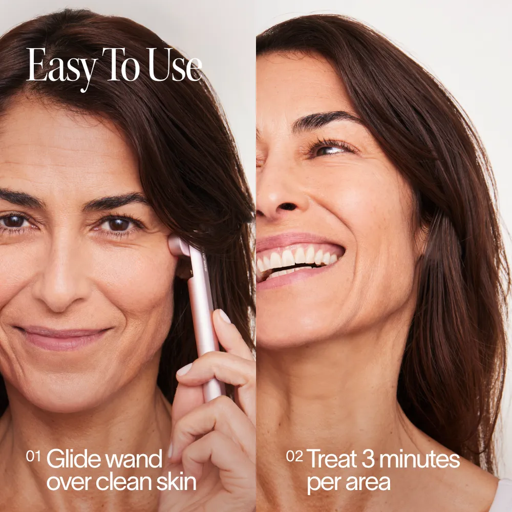 Solawave: 4-in-1 Red Light Therapy Wand & Activating Serum Kit