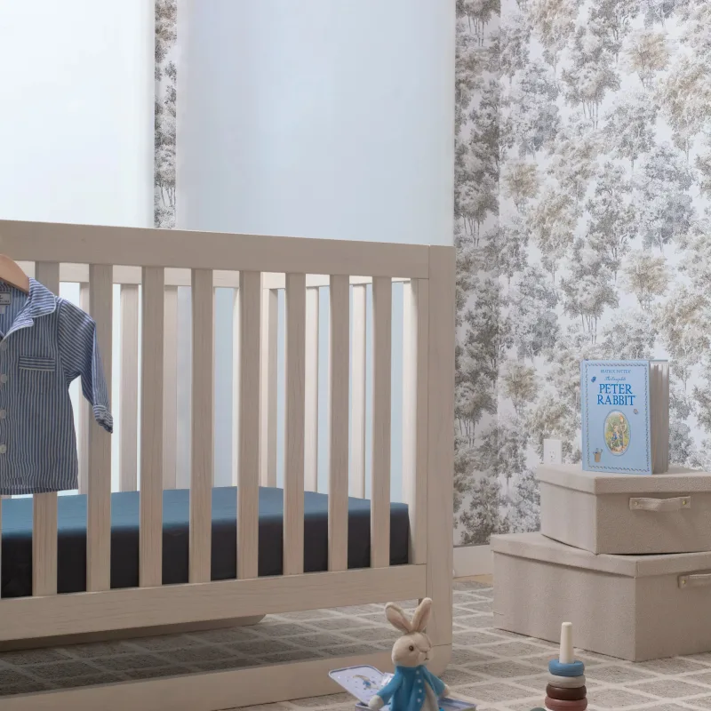 Linen+ Bamboo Kinderbett- & Kleinkind-Spannbetttuch