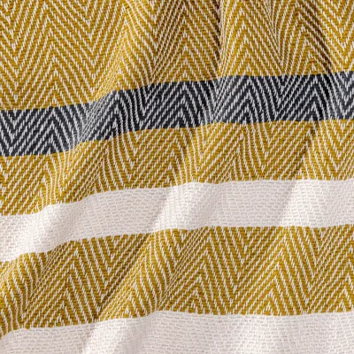 Hand Woven Stripe Throw Blanket