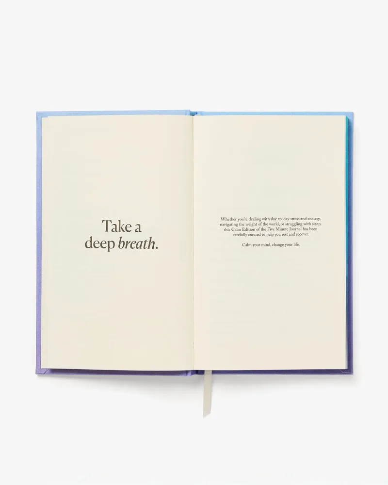 Calm x The Five Minute Journal