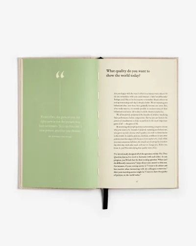 Intelligent Change: The Three Question Journal