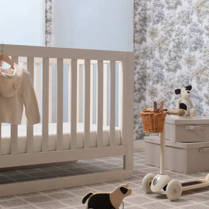 Linen+ Bamboo Kinderbett- & Kleinkind-Spannbetttuch