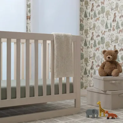 Bajera ajustable CleanBamboo® Signature Satén para cuna y cama infantil